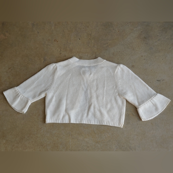 Vintage Justice Cream Sequins Cardigan - Picture 6 of 8